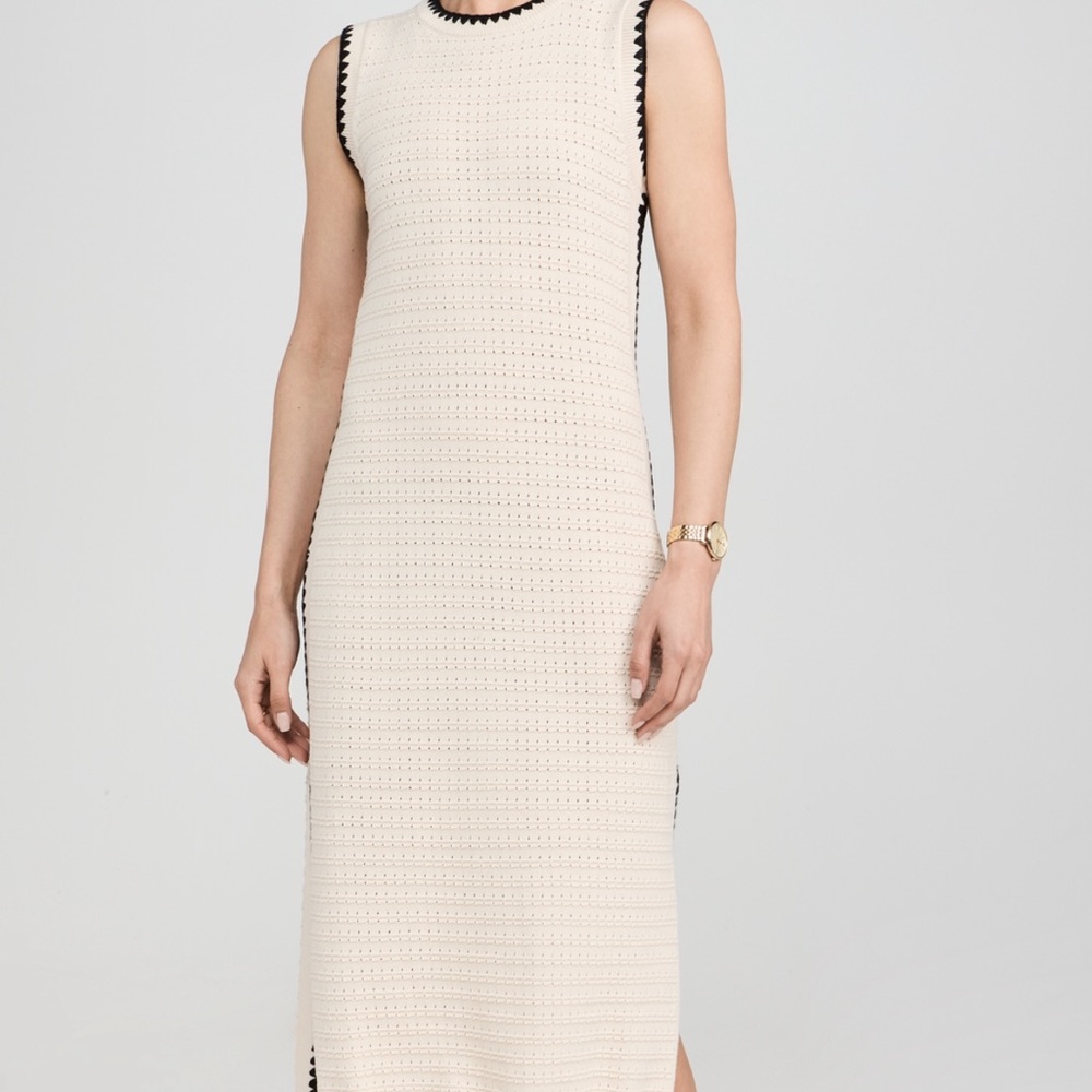 Varley Dwight Tank Knit Midi Dress